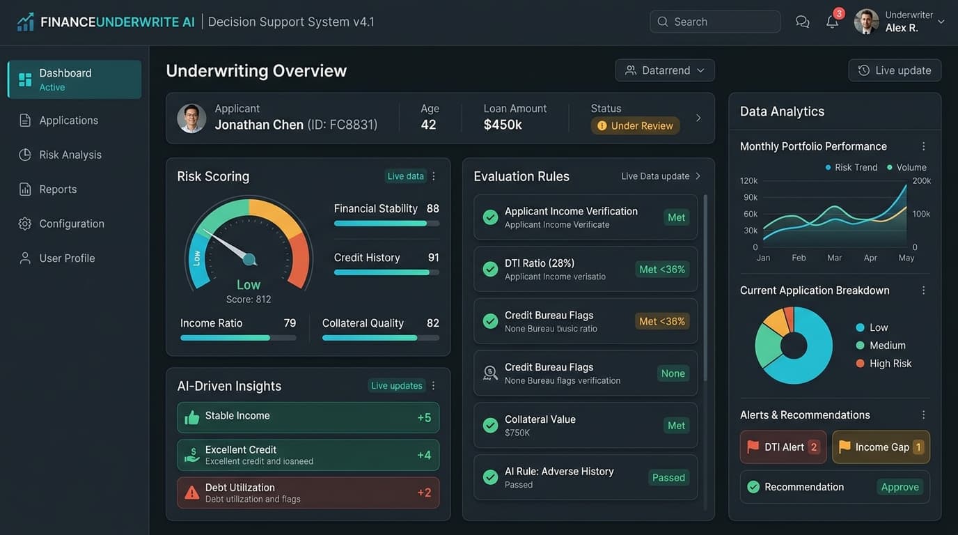 Automated Underwriting Platform